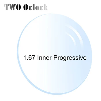 DU Oclock 1.67 Vidinis Progressive Recepto, Sferiniai HMC Dervos Netoli Toli Optinis Objektyvas Pritaikytas Trumparegystė/Toliaregystė Korekcinių