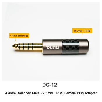 DUNU 2,5 mm Moteris 4.4 mm Male Balanced Adapteris High Fidelity Ausinės Subalansuotas Sąsaja Garso Kištuką 4.4 mm iki 2,5 mm