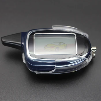 Dvipusis LCD Nuotolinis Valdymo Raktas Fob Grandinės keychain 2 Būdas, automobilių signalizacijos sistemos Scher Khan M7 Scher-Khan magicar 7
