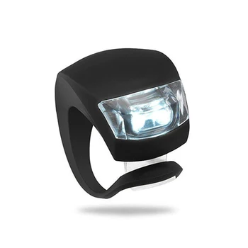 Dviračio Lempa 6 Vnt. LED Dviračio Žibintas Naktį Jojimo Saugos Įspėjimas Varlė Geometrinis Priekiniai Galiniai Šviesos Dviračių Žibintuvėlis dviračio šviesos