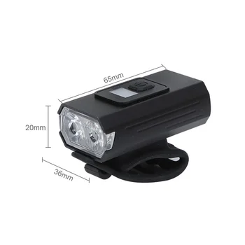 Dviračio Šviesos 2*T6 LED High/Low Beam Dviračių Priekinių žibintų USB Įkrovimo MTB Žibintų 6 Režimo Mini Galios Ekranas Dviračių Žibintas