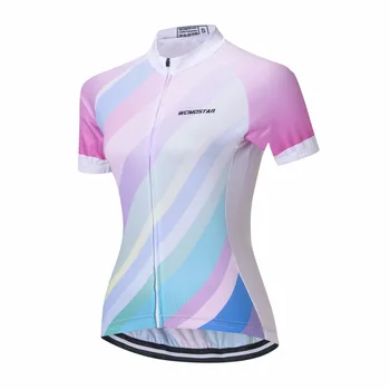 Dviračių Jersey Moterų dviračių drabužiai dviračių viršuje Ropa Ciclismo maillot Moterų MTB trumpas rankovės Komanda Lenktynių T-marškiniai, Sporto drabužiai