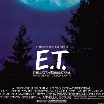 E. T. nežemiškas NSO filmą Drobės Tapybos Plakatai ir Spausdina Sienos Meno Nuotrauką Kambarį Namų Dekoro Cuadros