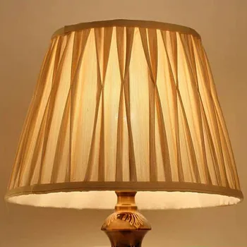 E27 Art Deco lempa atspalvių stalo lempos audinio apvalių lempų gaubtų modernaus stiliaus lempos dangtelis šviesos