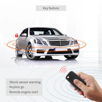Easyguard PKE signalizacijos sistemos, automobilių pasyvaus keyless entry security kit nuotolinio variklio užvedimo mygtukas pradėti spynai atrakinti