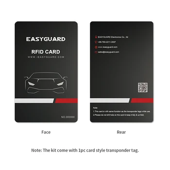 Easyguard RDA automobilių signalizacijos sistema su atsakiklis, imobilaizeris smart push start 