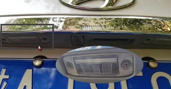 EEMRKE už Kia Rio X-Line 2017 2018 Automobilių Galinio vaizdo Atsargine Kamera, Atbulinės eigos vaizdo Kamera Laikiklis Licencijos numerio apšvietimo Lemputės Korpusas