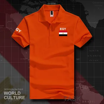 Egiptas polo marškinėliai vyrams trumpomis rankovėmis balti ženklai spausdinami šalies 2017 medvilnės tauta komandos vėliava naujas mados atsitiktinis EGY Egyptia