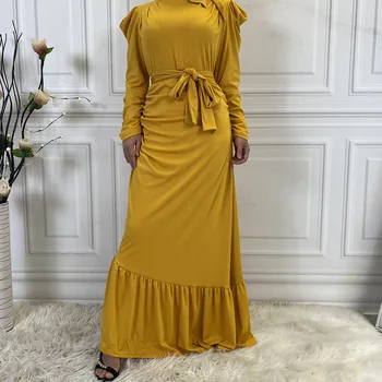 Eid Abaja Dubajus Turkijos Musulmonų Mados Suknelė, Hijab Kaftan Islamas Drabužių Afrikos Suknelės Moterims Skraiste Musulman De Moda Vestidos