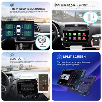 EKIY Android 9.0 Už Suzuki S-Cross SX4 m. m. 2016 m. 2017 Automobilio Radijo Navigacijos GPS Multimedia Vaizdo Grotuvas Stereo Headunit DVD