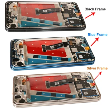 Ekrano ir Huawei 30 Lite Ekranas Mult Jutiklinio Ekrano Pakeitimas apie huawei P 30 Lite LCD Nova 4E MAR-LX1M/LX1A Ekranas