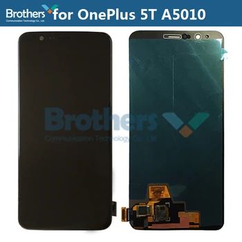 Ekrano OnePlus 5T LCD Ekranas LCD Ekranas OnePlus5T A5010 LCD Asamblėjos Jutiklinis Ekranas skaitmeninis keitiklis Telefono Dalies Pakeitimas Bandymas
