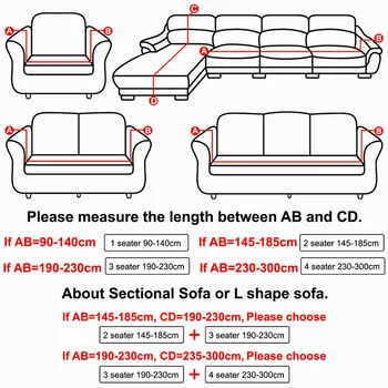 Elastinga Sofa padengti Visas Wrap Viskas įskaičiuota neslidūs Sofa Padengti sėdynės sofos apima Sofa Rankšluostį Vieno/Dviejų/Trijų/Keturių vietų