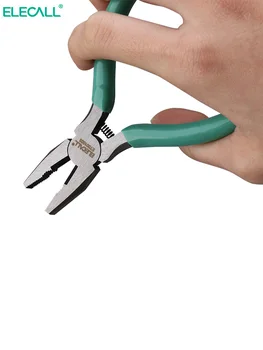 ELECALL Mini replės įstrižainės ilga nosis tiekėjas vielos pjovimo papuošalų kabelio, pjovimo