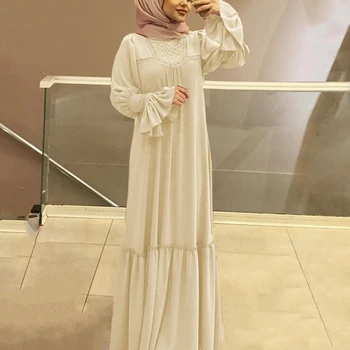Elegantiškas Kaftan Juoda Abaja Dubajus 2021 Musulmonų Suknelė Suknelė Caftan Islamo Drabužių Mados Bangladešas Ilgai Hijab Vakarinę Suknelę