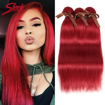 Elegantiškas Raudonas Tiesiai Brazilijos Plaukų Pynimas Ryšulių Spręsti Žmogaus Plaukų Pratęsimo Pardavėjai 8 28 Colių Remy Žmogaus Plaukų Ryšuliai