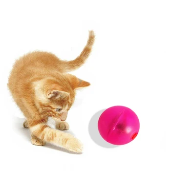Elektroninių katė žaislas kamuolys bokštas kelio kamuolys įdomus interaktyvi katė vyriais stumti kamuolys turbo žaislas garso ir šviesos kamuolys, kačių žaislas