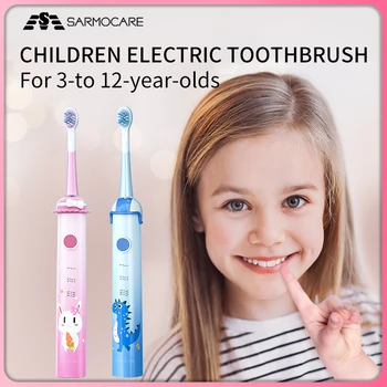 Elektros Sonic Šepetėlis vaikams S300 Ultragarsinis dantų šepetėlis Animacinių filmų Merginos Berniukas šepetėliu dantis elektros vaikas