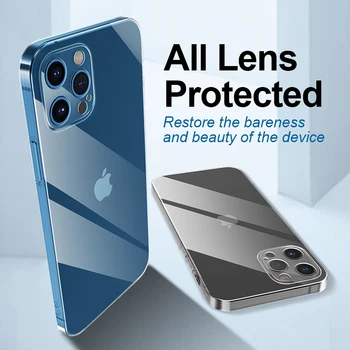Ellie Anti-Rudenį Telefono dėklas Skaidrios iPhone12 Mini Pro Max Lengvas
