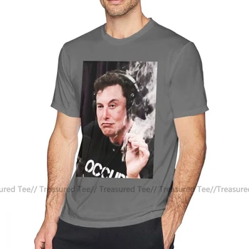 Elon Musk Marškinėliai MUSKSMONK T-Shirt Male Summer Tee Marškinėliai Įdomus 4xl 100 Proc. Medvilnės, trumpomis Rankovėmis Marškinėlius Spausdinti