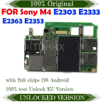 ES versija, patikrintas plokštė Atrakinta Sony Xperia M4 Aqua E2303 E2333 E2363 E2353 plokštė su pilna žetonų
