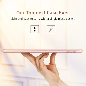 ESR Case for iPad 3 Oro 2019 Yippee Trifold Smart Case Auto Sleep/Wake Lengvas Stovėti Atveju Hard Back Cover for iPad 3 Oro