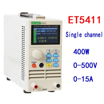 ET5411 Programuojami Profesinės Baterijos Testeris DC Elektroninių Apkrova, Baterijos Talpa Testeris 400W 500V15A RS485/232 Didelio Tikslumo