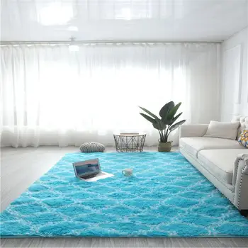 Europos ilgi plaukai mados miegamajame kiliminė danga bay lange naktiniai kilimėlį galima skalbti asmenybės antklodė Gradiento spalvos kambarį kilimas