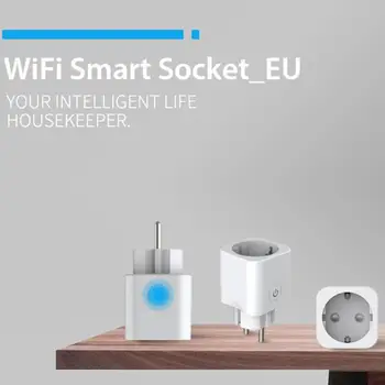 EWeLink Belaidžio WiFi Smart Switch Kištukinis Alexa, Google Namų Elektros Lizdo Kištukai Adapterių, Keitikliai, Priedai Kroviklis