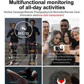 F9 Širdies ritmo Monitorius Smartwatch Fitneso Aktyvumo Seklys Kraujo Spaudimas IP67 atsparus Vandeniui Spalvotas Ekranas Watchband Smart Žiūrėti