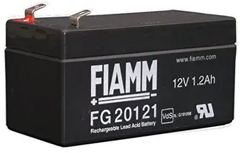 FIAMM FG20121 12 V 1,2 Ah įkraunamas švino VAS baterija signalizacijos sistemų, UPS, UPS, UPS, elektros prietaisai, avariniai žibintai