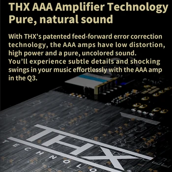 Fiio Q3 AK4462 Chip THX Subalansuotas USB DAC Stiprintuvas AMP XMOS XUF208 PCM768K DSD512 Dekodavimas 2.5/3.5/4.4 mm Produkcija Androi Telefono