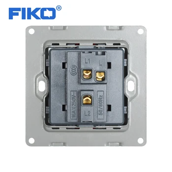 FIKO Liepsną PC skydą jungiklis 1 gauja 1/2 kelią didelis skydelis ES standartas pertraukiklio sienos lempa 16 įjungti paslėptų prabanga jungiklis
