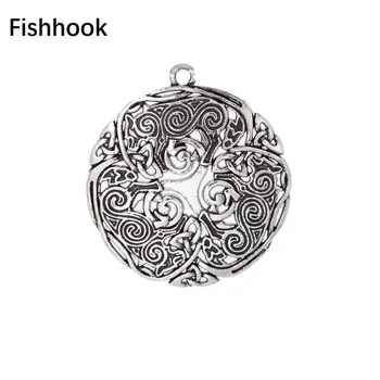 Fishhook Teen Wolf Triskele Spiralės Antspaudas Pakabukas Trejybės Mazgas Gotikos Pakabukai už Karoliai ir Pakabučiai Vyrams, Moterims, Aksesuarai