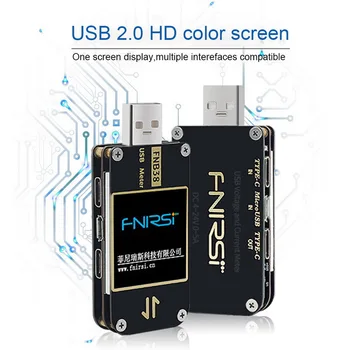 FNB38 Srovės Ir Įtampos Matuoklis USB Testeris QC4+ PD3.0 2.0 PGS Greito Įkrovimo Talpa Bandymas#1