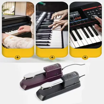Fortepijonui Išlaikyti Sklendė Pedalas, skirtas Elektrinis Pianinas Elektroninis Pianinas MIDI Klaviatūros Priemonės Sintezatorius Organų Priedai SOLO SP-08
