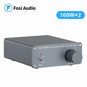Fosi Garso TDA7498E 2 Kanalų Garso Stiprintuvas Audio Imtuvas Mini HiFi Amp Namų Teatro Garsiakalbiai 160W x 2 amplificador