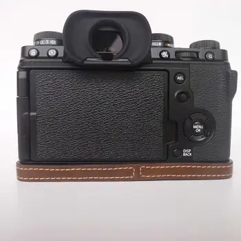 Fotoaparato Krepšys PU Odos Pusę Kūno Nustatyti Padengti FUJI Fujifilm X-T4 XT4 Apačioje Atveju Su Baterija Atidarymas