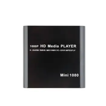 Full HD 1080P Media Player MultiMedia Vaizdo Grotuvas Media dėžutė su HDMI-compatible VGA, AV, USB, SD/MMC mkv, H. 264