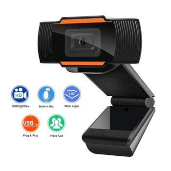Full HD 1080P Web Kamera Kameros 1080P 720P 480P USB Kameros, Vaizdo Įrašymo Web Kamera su Mikrofonu PC Kamera