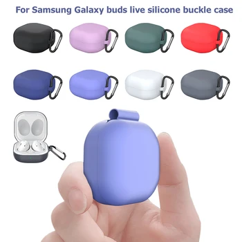 Fundas Galaxy Pumpurai Gyvi atveju mados neslidžiais silikono Belaidės ausinės Apsaugos Case for Samsung Galaxy Pumpurai Gyvi dangtis