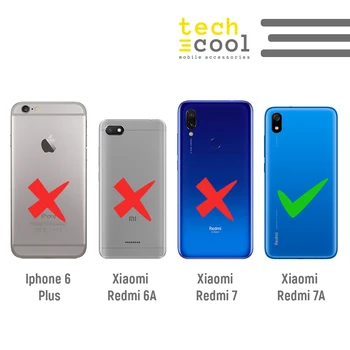 FunnyTech®Silikono Atveju Xiaomi Redmi 7A l alaus Logotipai