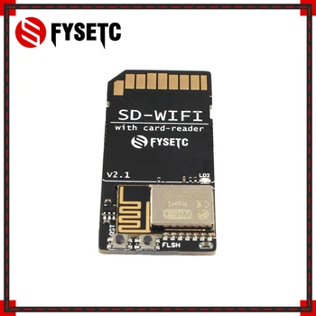 FYSETC 1pcs SD-WIFI su Kortelių Skaitytuvas Modulis paleisti ESPwebDev Borto USB serijos lustas Bevielio Perdavimo Modulis S6 F6