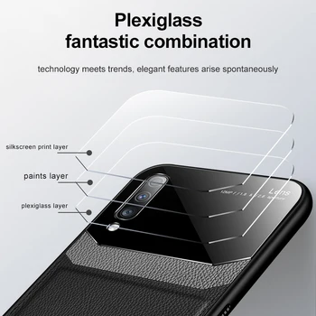 Galaxy A70 odinis Magnetas Padengti Automobilį, Telefono dėklas, skirtas Samsung Galaxy A50 Prabanga Slim Hard Back Cover for Samsung A70 A50 Atveju