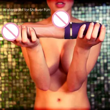 Galingas Šildymo Didelis Dildo, Vibratoriai Girl Magic Wand Kūno Veržlus Massager Sekso Žaislai, Skirtas Moters Klitorio Skatinti Moterų