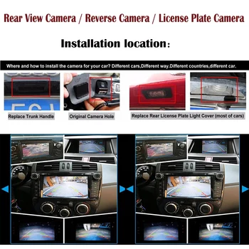 Galinio vaizdo Kamera Nissan Patrol 2010~2018 m. 2013 m. m. 2016 m. 2017 atsarginę Kamerą (CCD Night Vision/Atsarginę Kamerą Licencijos Veidrodinis fotoaparatas