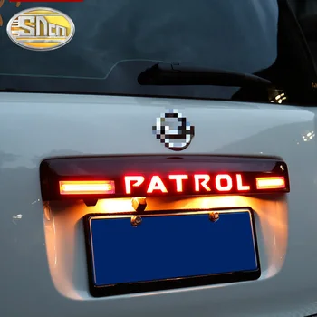 Galinis Bamperis Kamieno Uodegos Šviesos Nissan Patrol Y62 2016 - 2019 Automobilio LED Galiniai Kamieno Dangčio Stabdžių Žibintas Dinamiškas Posūkio Signalo Atšvaitas