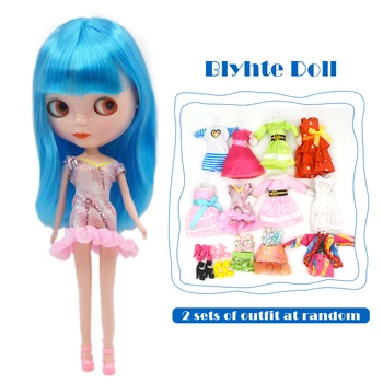 Gamyklos Blyth BJD Doll, Neo Blyth Lėlės Nuogas Individualų Blizga Veidas Lėlės Gali Pakeisti Makiažas ir Suknelė 