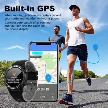Gandley M7C Smartwatch GPS Aukštimatis, Barometras, Kompasas Vyrai Moterys Lydinio IP67 atsparus Vandeniui Lauko Fitneso Smart Žiūrėti