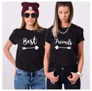 Geriausi draugai T-Shirt Tumblr Porų BFF ie Tee Geriausias Draugas Atitikimo Viršūnių ie Dovanų Geriausia Sesuo Tee Camisetas